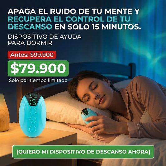 Apaga el ruido de tu mente y recupera el control de tu descanso en solo 15 minutos con calmpro®