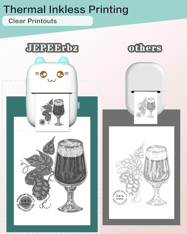 Impresora Mini Sticker Portátil Compacta